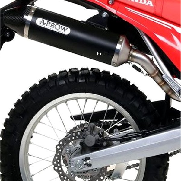 アロー Arrow スリップオンマフラー Thunder(触媒あり) 21年-24年 CRF250ラリー アルミダーク 72528AKN+72178PZ+R HD店