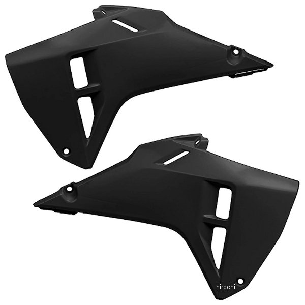 【メーカー在庫あり】 ユーフォープラスト UFO PLAST ラジエターシュラウド CRF450R、250R 黒 G5588 HD店