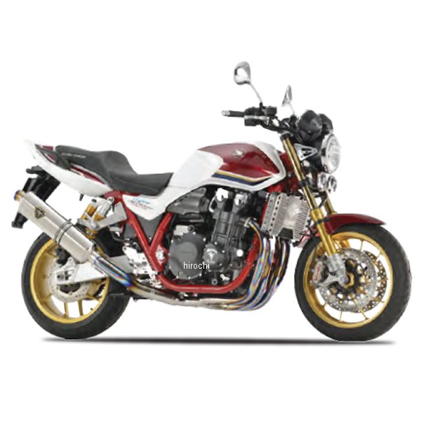 アールズギア r's gear フルエキゾースト FINAL記念モデル ワイバンR シングル UPタイプ CB1300SF チタンポリッシュ WH48-U5ST HD店