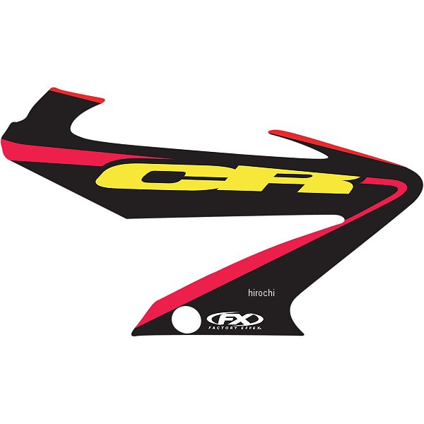 【USA在庫あり】 ファクトリーFX FACTORY EFFEX デカール シュラウド 02年-04年 CRF450R 4302-0323 HD店