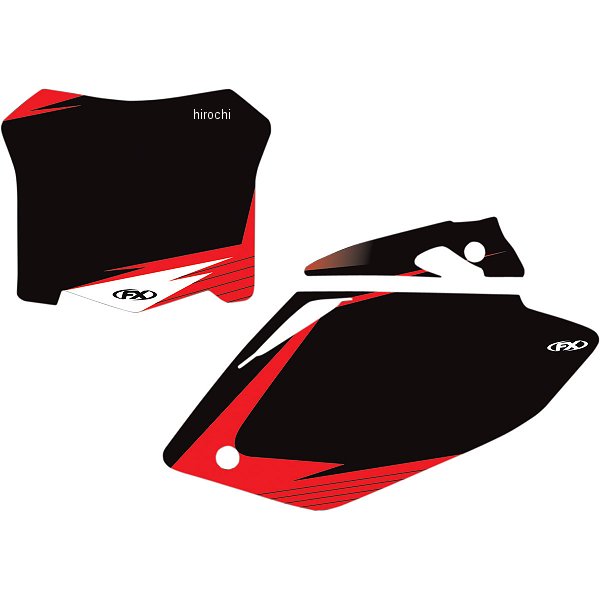【USA在庫あり】 ファクトリーFX FACTORY EFFEX ナンバー パッチプレート 06年-07年 CRF250R 黒 4310-0597 HD店