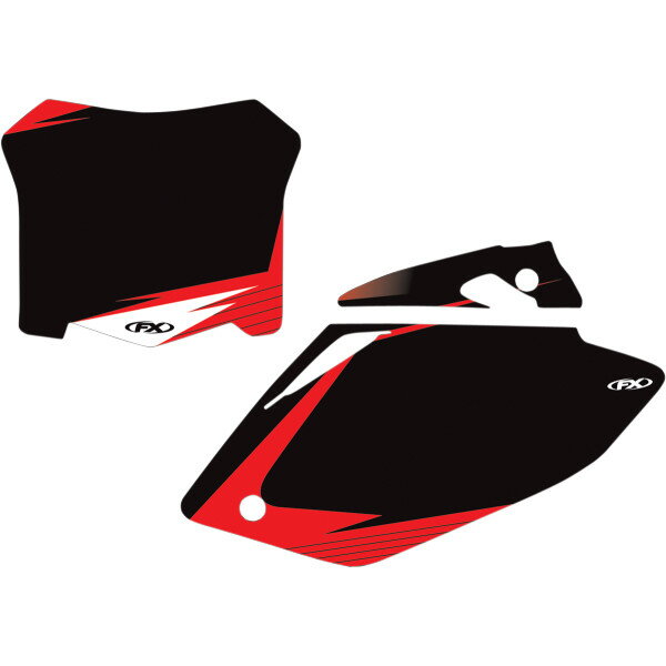 【USA在庫あり】 ファクトリーFX FACTORY EFFEX ナンバー パッチプレート 05年-06年 CRF450R 黒 4310-0601 HD店