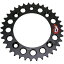 【USA在庫あり】 レンサル RENTHAL リア スプロケット 38T/415 09年以降 KTM 50SX アルミ 黒 1211-1209 HD店