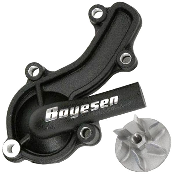 【USA在庫あり】 ボイセン Boyesen ウォーターポンプカバー インぺラーセット 07年以降 CRF150R アルミ 黒 0940-0679 HD店