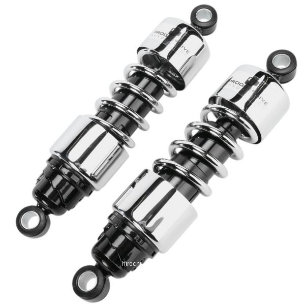 【USA在庫あり】 プログレッシブ PROGRESSIVE ショック 標準硬さ 412 04年-09年 シャドウ VT750C 292mm クローム 1310-0718 HD店