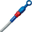 【メーカー在庫あり】 スウェッジライン SWAGE-LINE フロント ブレーキホースキット 90年-99年 バルカン400 赤/青 クリア SAF671 HD店