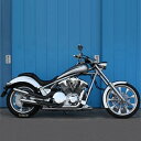 モリワキ GALAXY SUS/BLACK フルエキゾースト 10年以降 VT1300CX、VT1300CR、VT1300CS チタン 01810-H41G7-30 HD店