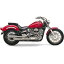 【USA在庫あり】 コブラ COBRA フルエキゾースト クラシック デラックス スラッシュカット 99年-09年 ドラッグスター XVS1100 082569 HD