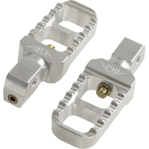 【USA在庫あり】 ジョーカーマシン JOKER MACHINE フットペグ PASSENGER STUBBY SERRATED SCOUT シルバー 1620-2658 JP店