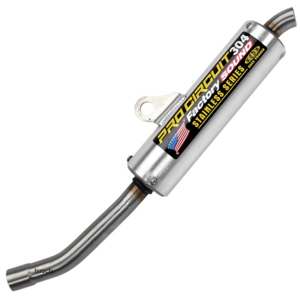 【USA在庫あり】 プロサーキット Pro Circuit 304 ファクトリーサウンド マフラー 89年-90年 CR125R ステンレス SH89125-304 JP店