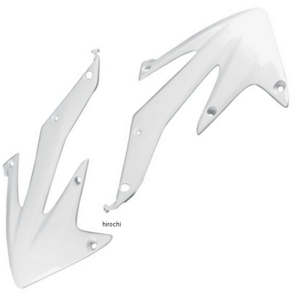 【USA在庫あり】 ユーフォープラスト UFO PLAST ラジエーターカバー 05年-07年 CRF450X 白 0520-0311 JP店