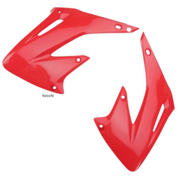 【USA在庫あり】 ユーフォープラスト UFO PLAST ラジエーターカバー 02年-07年 CR125R、CR250R CRレッド 12-231-68 JP店
