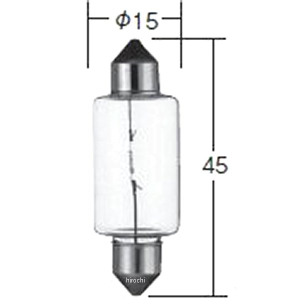 2173 小糸製作所 白熱バルブ T15×44 6V15W 10個入り...:hirochishop:11459285