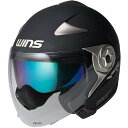 【メーカー在庫あり】 4560385766305 ウインズ WINS ジェットヘルメット MODIFY JET ソリッド マットブラック Mサイズ(57-58cm)