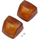 【メーカー在庫あり】 015077 ポッシュ POSH ウインカーレンズ ホンダ用 アンバー フロント/リア共通 2個入り