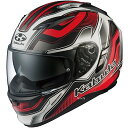 【メーカー在庫あり】 4966094569198 オージーケーカブト OGK KABUTO フルフェイスヘルメット KAMUI 2 HAMMER フラットブラックレッド Lサイズ