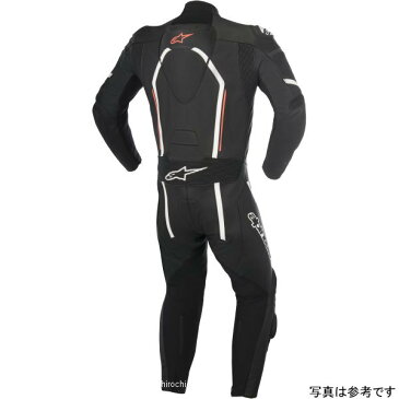 8021506956594 アルパインスターズ Alpinestars 2017年秋冬モデル レザースーツ MOTEGI 0917 黒/白/蛍光黄/蛍光赤 48サイズ