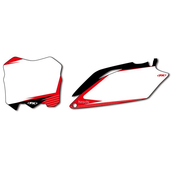 【メーカー在庫あり】 ファクトリーFX FACTORY EFFEX プリカットプリンテッド バックグラウンド 17年-18年 CRF450R、CRF250R 白 FX13-64352 JP店