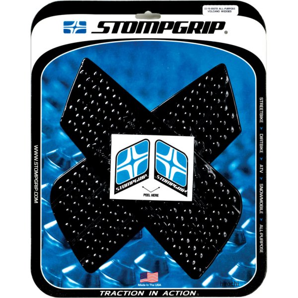 ストンプグリップ STOMPGRIP タンク グリップ ボルケーノ 05年-10年 トライアンフ スピードトリプル1050 黒 50-10-0004B JP店