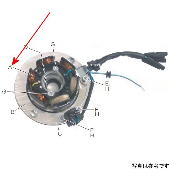 SP武川 ステーター SSローター シャリー6V 00-05-0125 JP店