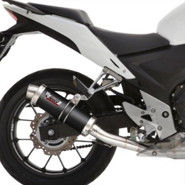 ミヴ Mivv スリップオンマフラー GP 13年-15年 CB500F ブラックステンレス H.051.LXB-CB500F JP店