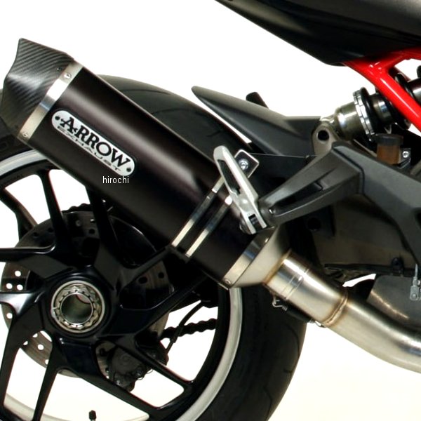アロー ARROW スリップオンマフラー RACE TECH 14年-15年 ドゥカティ PANIGALE899 アルミダーク/カーボンエンド 71768AKN+71451KZ JP店