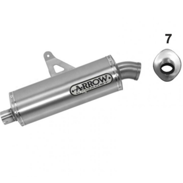 アロー ARROW スリップオンマフラー MAXI RACE TECH 16年-19年 CRF1000L AfricaTwin アルミ/ステンエンド 72621AO-CRF1000L JP店