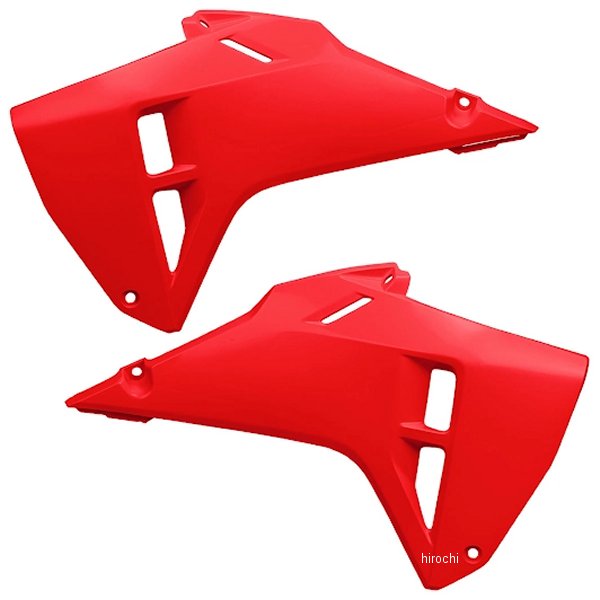 【メーカー在庫あり】 ユーフォープラスト UFO PLAST ラジエターシュラウド CRF450R、250R 赤 G5590 JP店