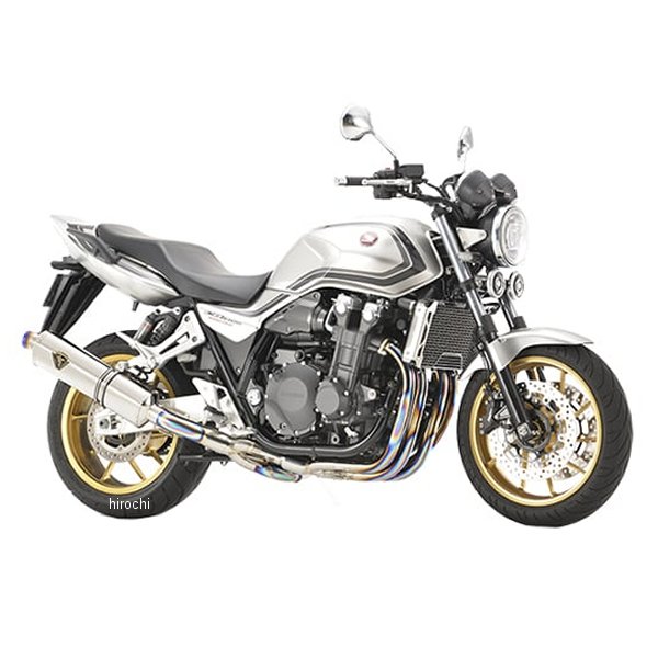 【SALE】アールズギア フルエキゾーストマフラー ワイバンR シングル Sタイプ CB1300SF チタンポリッシュ WH48-S1ST HD店