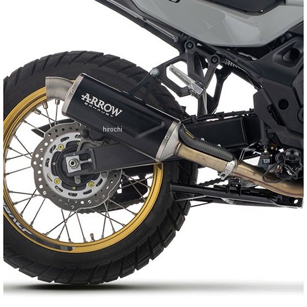 【New】 アロー ARROW スリップオンマフラー Indy Race 25年 XL750トランザルプ アルミダーク/ステンエンド 72641AON-25 JP店