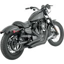 【メーカー在庫あり】 1800-1218 46055 バンス&ハインズ VANCE & HINES フルエキゾースト ビッグラディウス 04年-13年XL 黒