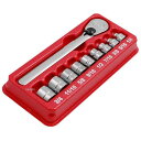 【USA在庫あり】 210RARF スナップオン Snap-on 3/8インチ ラチェット ロ- プロフィール インチソケットセット 10点