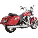 【メーカー在庫あり】 1801-0576 16801 バンス&ハインズ VANCE & HINES スリップオン マフラー ツインスラッシュ 2-INTO-1 12年以降 FLD