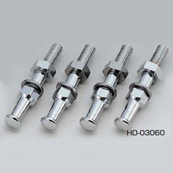HD-03060 ハーレー用 キジマ 荷掛ボルト サドルバック サポート用4個セット M8×50mm ○