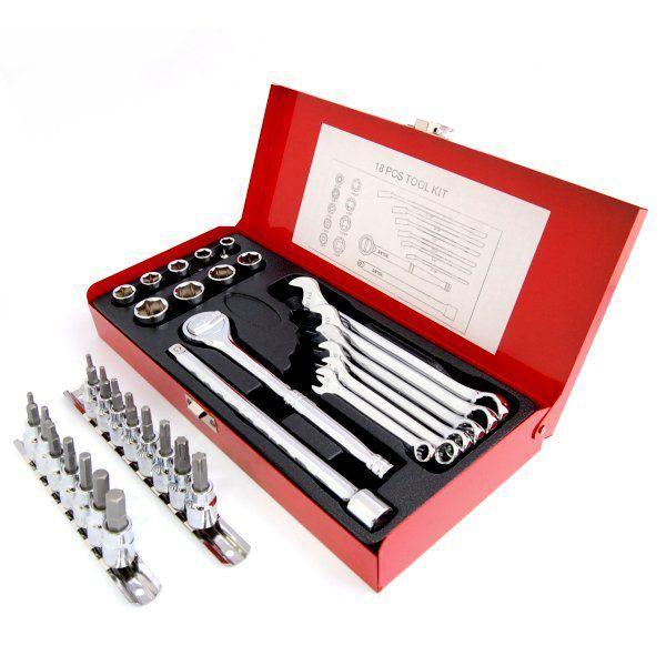 TOOL-SET-S03 メンテナンス工具 ハーレー カンペキ インチ工具 33点 セット C ○