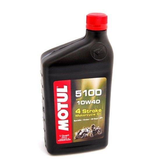 MOT46 MOTUL (モチュール) 5100 4T 10W40 4ストローク エンジンオイル 3081QTA (946ml) ○