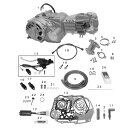 01-00-9257 SP武川 コンプリートエンジン スーパーヘッド 4V 148cc/5速/油圧DRY モンキー/ゴリラ