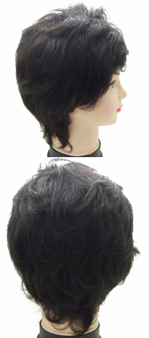 人毛100%ウィッグ   発毛促進セットとwig capをプレゼント致します  【かつら】【かつら　女性用】【人毛】【人毛 ウィッグ】【医療用ウイッグ】【医療用かつら】【医療用対応ウイッグ】【医療用対応かつら】【ショートかつら】【ショート　ウイッグ】【フルウイッグ】：人差し指通販