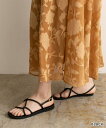 【30%OFF】【22.5cm~25.5cm】RANDA/ランダ/アシメストラップフラットサンダル/PR10162/C7【21SS】▲△