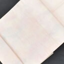 【リサイクル帯 名古屋帯】 仕立て上がり/正絹/九寸/ピンク系/器物文様 ll2479b 【中古】 【着物ひととき】