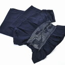 リサイクル 兵児帯 へこおび 男 絞り 男物 着物 浴衣帯、紺、一部絞り kka4019【中古】【あす楽対応_関東】【着物 お値打ち 通販 呉服 きもの】【着物】