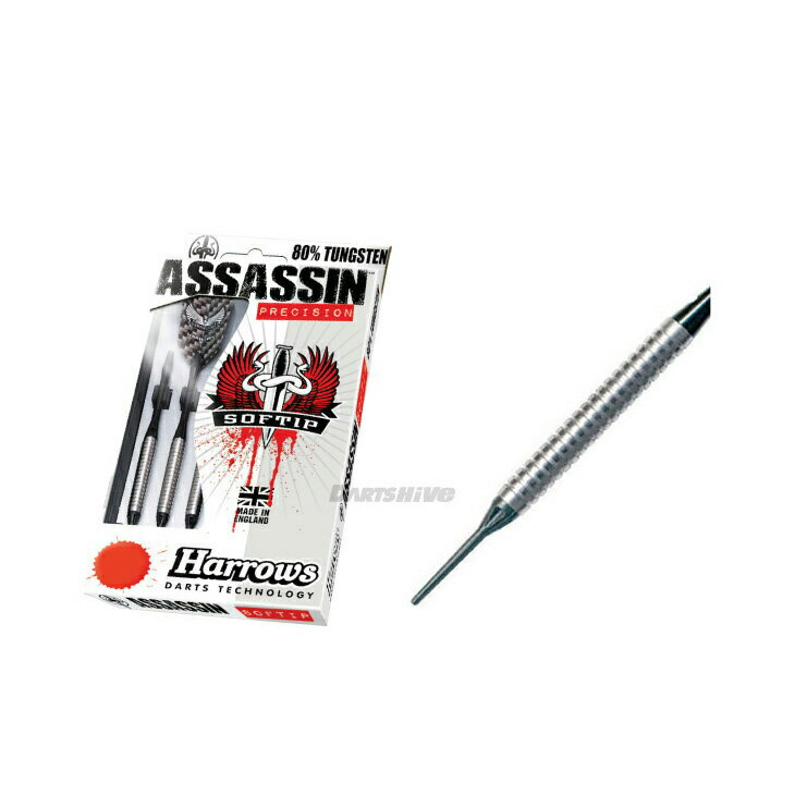 Harrows　ASSASSIN 80% TUNGSTEN 16gR【ソフトダーツ】【アサシン】【ハローズ】【ダ−ツ/darts】【バレル/barrel】