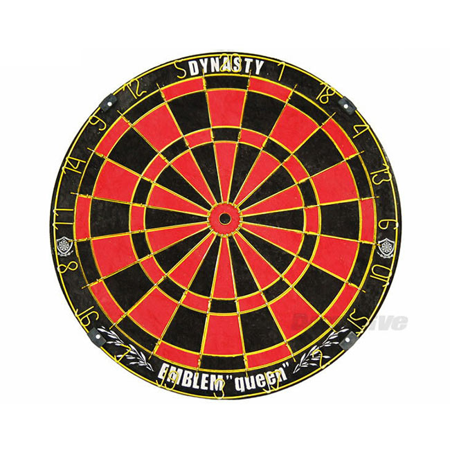 【メール便NG】DYNASTY ハードダーツボード EMBLEM Queen 「Type-B」【ダイナスティー DARTSBOARD エンブレム クイーン 紋章 最高級Aグレード麻 ブリッスルボード スティールダーツ ソフトダーツ 【あす楽対応_関東】