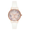 オリビアバートン レディース 腕時計 時計 Olivia Burton グラスハウス ビーガン ブラッシュ & ローズゴールド