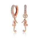 オリビアバートン 日本総代理店 レディース アクセサリー ジュエリー Olivia Burton アンダーザシー シーホース ハギー スタッド ピアス ローズゴールド 女性 ギフト 彼女 プレゼント【あす楽】