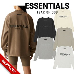 【最大30%OFFクーポン】並行輸入品 FEAR OF GOD ESSENTIALS fog <strong>essentials</strong> エッセンシャルズ Tシャツ 長袖 ロンT メンズ レディース ユニセックス 秋冬 正規品 FOG - FEAR OF GOD