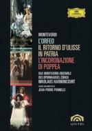 【送料無料】 Monteverdi モンテベルディ / 『オルフェオ』、『ウリッセの帰還』、『ポッペアの戴冠』　ポネル演出・監督、アーノンクール指揮(5DVD) 【DVD】