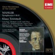 【送料無料】 Mahler マーラー / 交響曲第4番、交響曲第8番　テンシュテット＆ロンドン・フィル(2CD) 輸入盤 【CD】