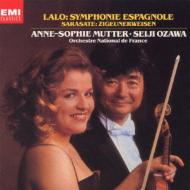 Lalo ラロ / スペイン交響曲、サラサーテ: ツィゴイネルワイゼン　ムター（vn）小澤 【CD】