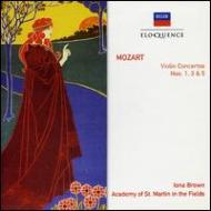 Mozart モーツァルト / Violin Concerto.1, 3, 5: I.brown(Vn) / Asmf 輸入盤 【CD】